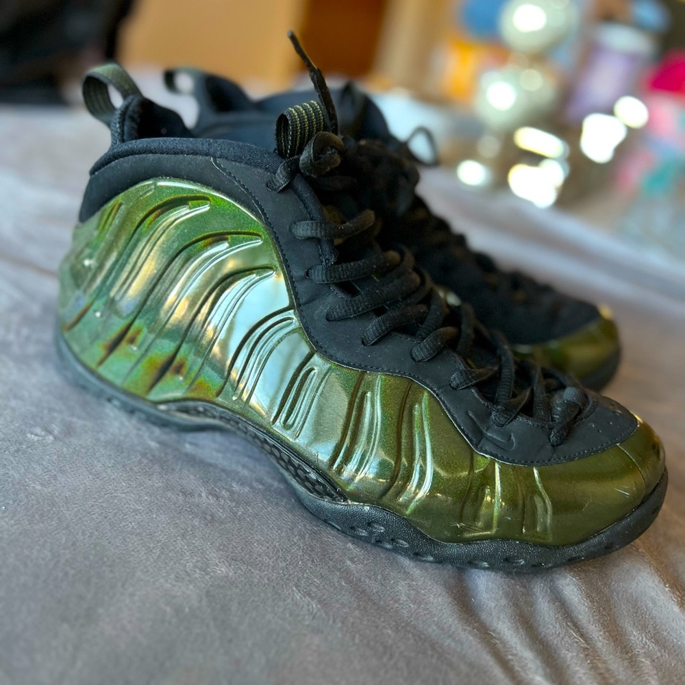 Used Nike Air Foamposite One, Legion Green, men’s 11